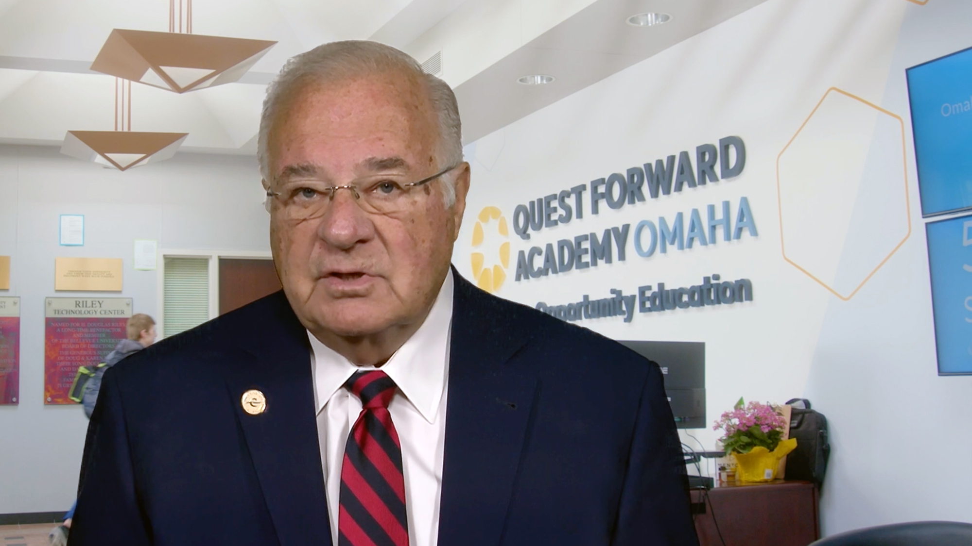Video still: Opportunity Education founder, benefactor, and CEO Joe Ricketts